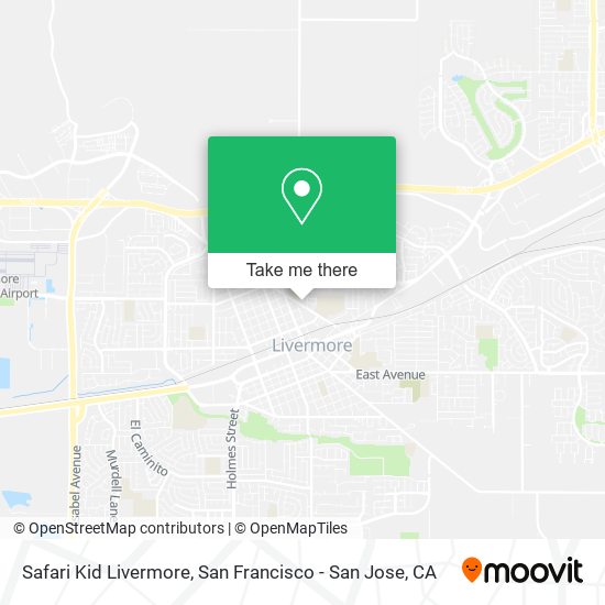 Safari Kid Livermore map