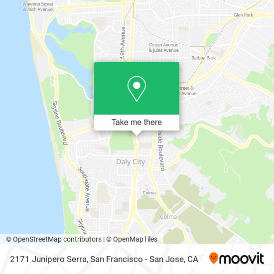 2171 Junipero Serra map
