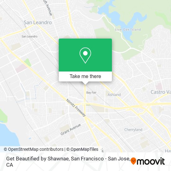 Get Beautified by Shawnae map