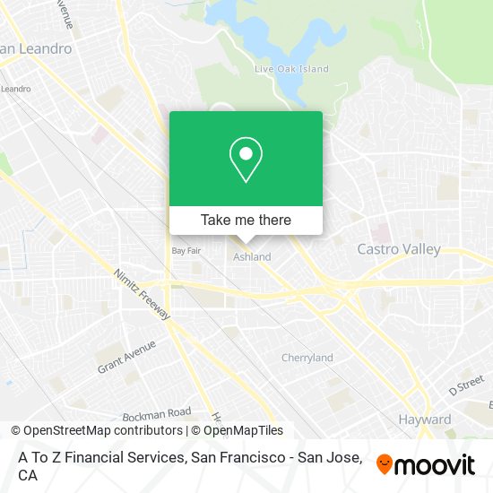 Mapa de A To Z Financial Services