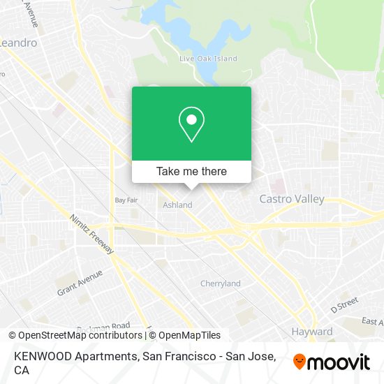 Mapa de KENWOOD Apartments