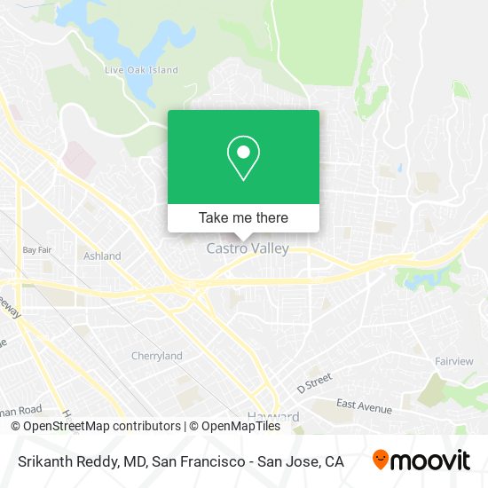 Srikanth Reddy, MD map