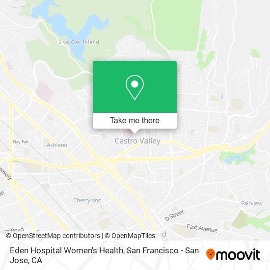 Eden Hospital Women's Health map