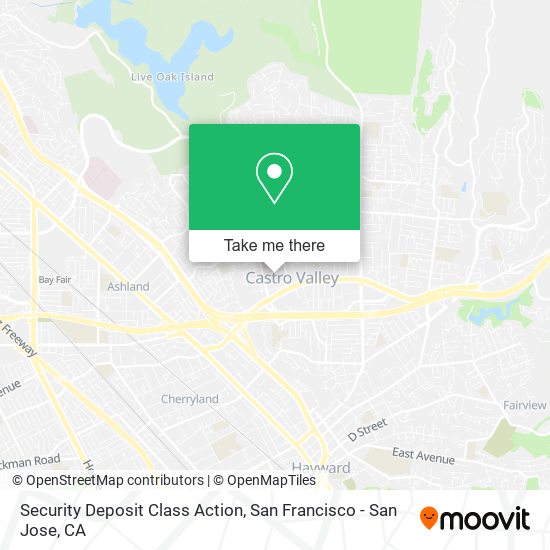 Mapa de Security Deposit Class Action