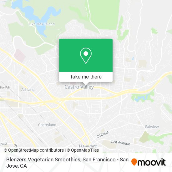 Mapa de Blenzers Vegetarian Smoothies