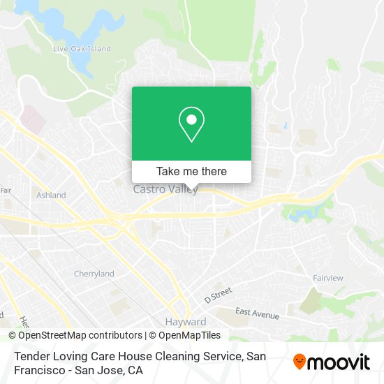 Tender Loving Care House Cleaning Service map