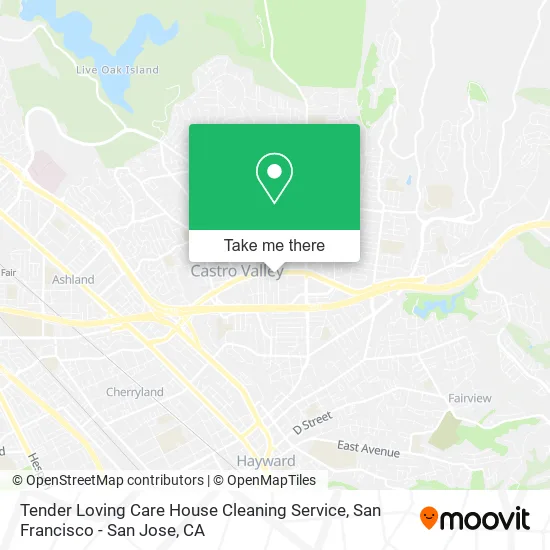 Mapa de Tender Loving Care House Cleaning Service