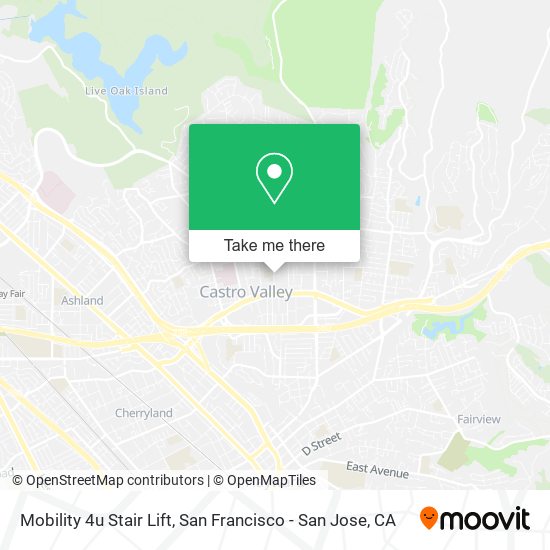 Mobility 4u Stair Lift map