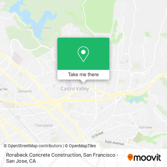 Mapa de Rorabeck Concrete Construction
