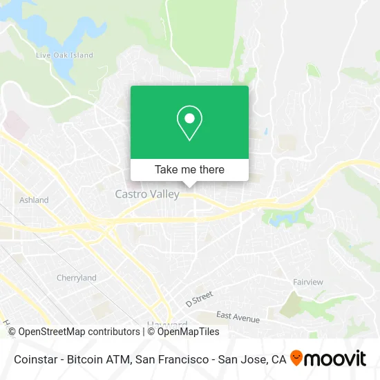 Coinstar - Bitcoin ATM map
