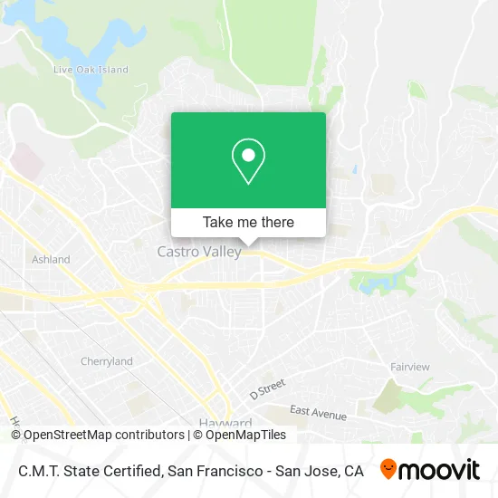 Mapa de C.M.T. State Certified