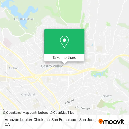 Amazon Locker-Chickens map