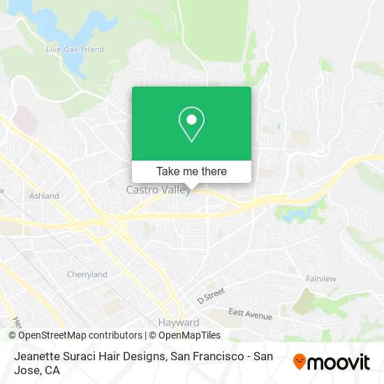 Mapa de Jeanette Suraci Hair Designs