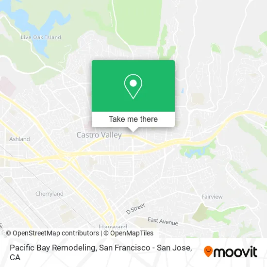 Pacific Bay Remodeling map
