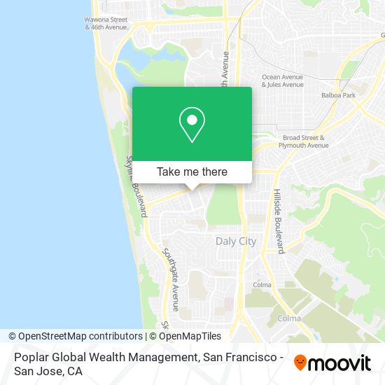 Poplar Global Wealth Management map