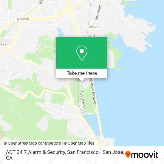 ADT 24 7 Alarm & Security map