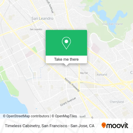 Timeless Cabinetry map