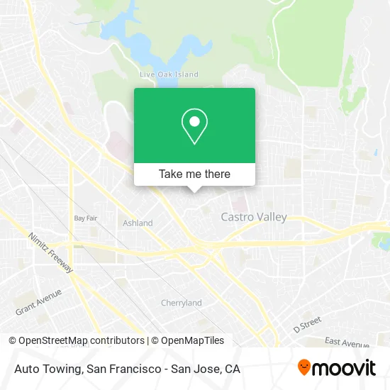 Mapa de Auto Towing