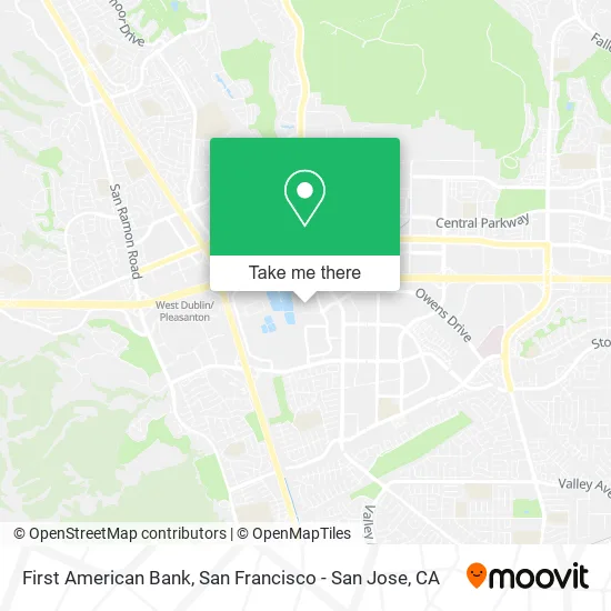 First American Bank map