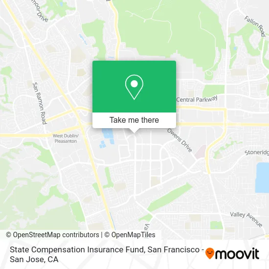 State Compensation Insurance Fund map