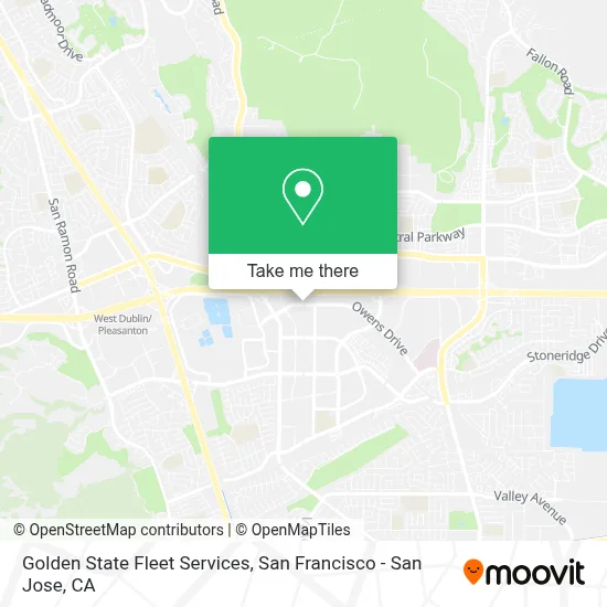 Golden State Fleet Services map