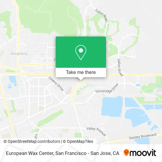 Mapa de European Wax Center