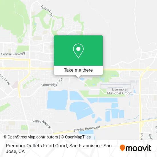 Premium Outlets Food Court map