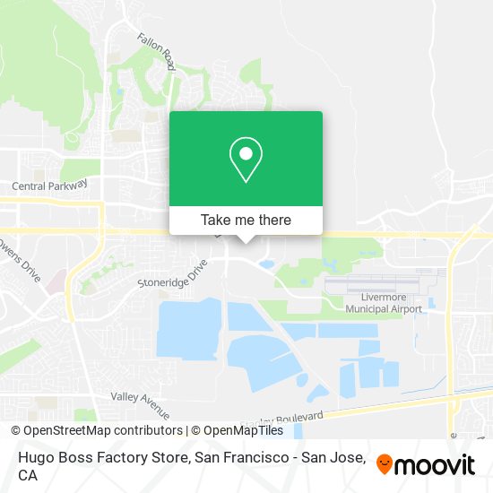 Hugo Boss Factory Store map