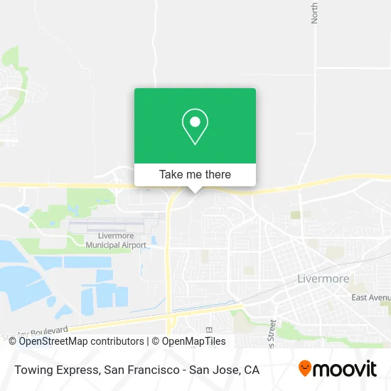 Towing Express map