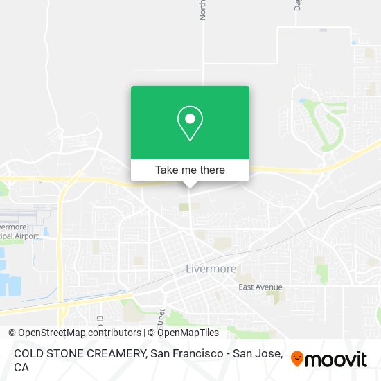 COLD STONE CREAMERY map