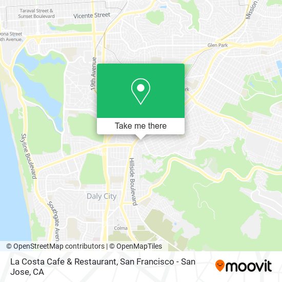 La Costa Cafe & Restaurant map