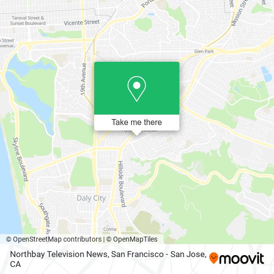 Mapa de Northbay Television News
