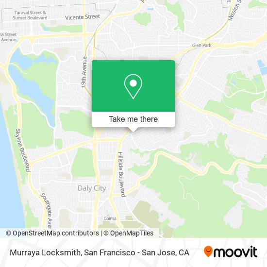 Murraya Locksmith map