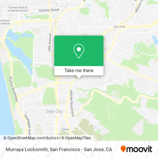 Mapa de Murraya Locksmith
