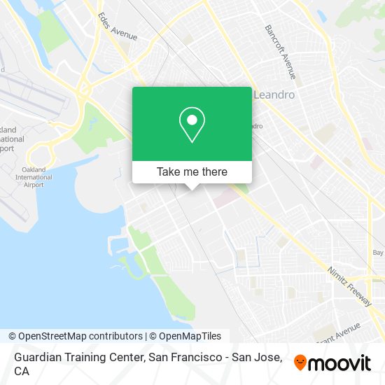 Guardian Training Center map