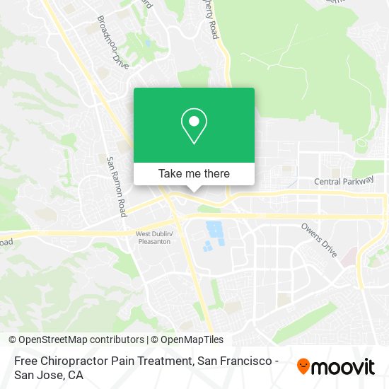 Mapa de Free Chiropractor Pain Treatment