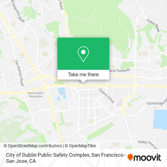 City of Dublin Public Safety Complex map
