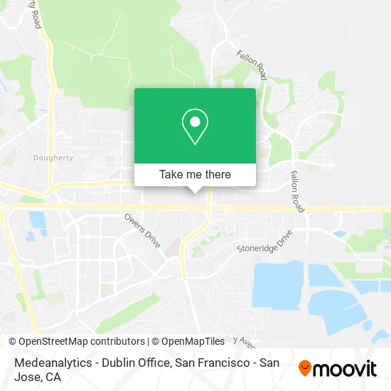 Mapa de Medeanalytics - Dublin Office