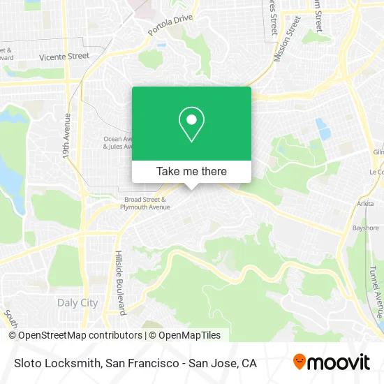 Mapa de Sloto Locksmith