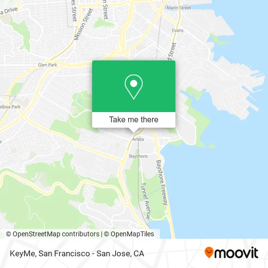 KeyMe map