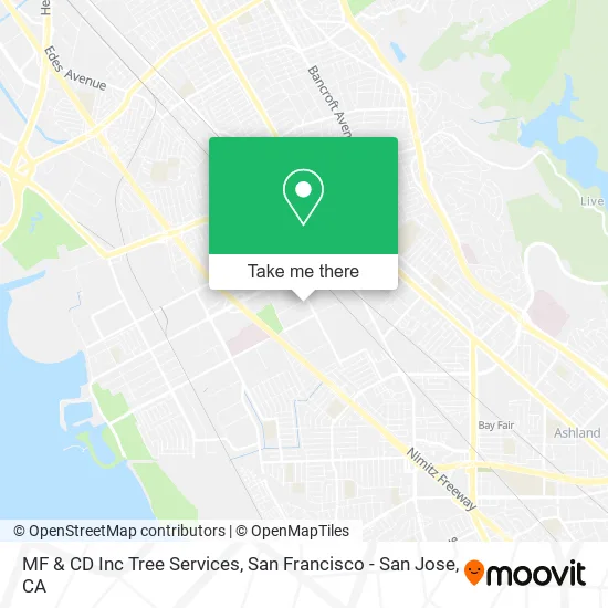 MF & CD Inc Tree Services map