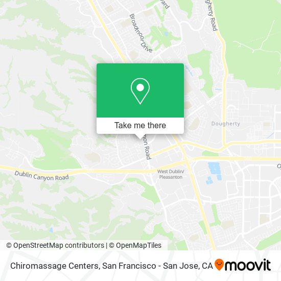 Mapa de Chiromassage Centers
