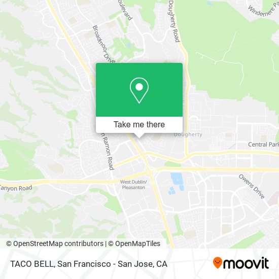 TACO BELL map