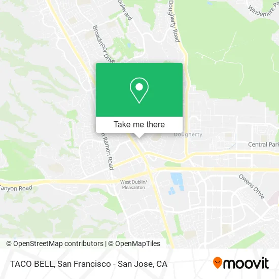 Mapa de TACO BELL