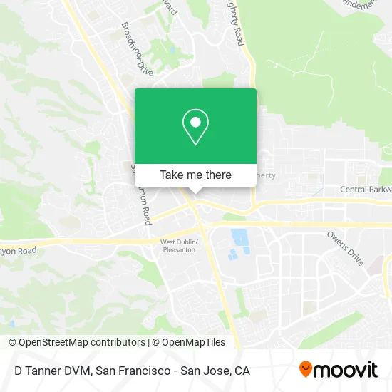 Mapa de D Tanner DVM
