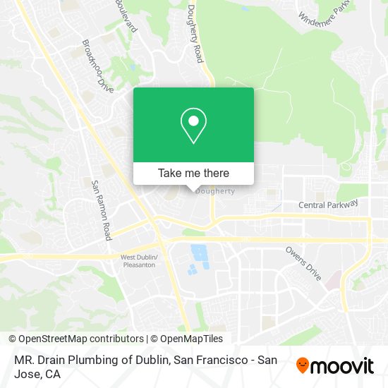 MR. Drain Plumbing of Dublin map