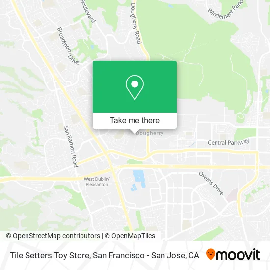 Tile Setters Toy Store map