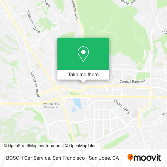 BOSCH Car Service map