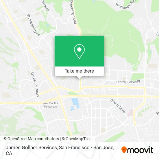 Mapa de James Gollner Services