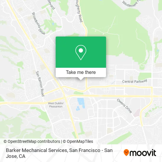 Barker Mechanical Services map